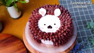 How To Make A Lovely Hedgehog Cake  Easy make cake [upl. by Yelahc445]