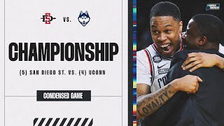 UConn vs San Diego State  National Championship NCAA tournament extended highlights [upl. by Ayatnohs274]