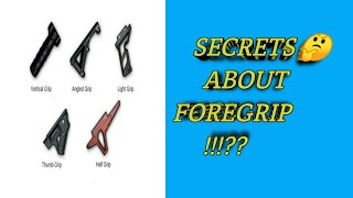 Actual work of foregrip in pubg Classification of all foregrips [upl. by Johppa]