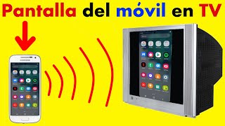 Como conectar tu celular a cualquier televisor con simple truco [upl. by Naxela]