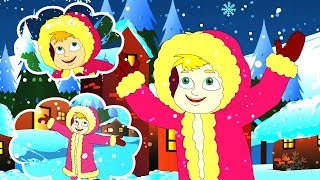 piccoli fiocchi di neve  canzone Natale  felice anno nuovo  canzone bambini  Little Snowflakes [upl. by Flem]