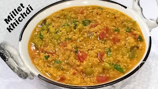 Millet Khichdi Recipe  How to Make Millet Khichdi  Millet Recipes [upl. by Larred]