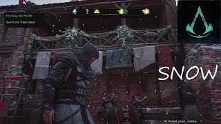 Snow In Assassins Creed Valhalla   Weather Effects Assassins Creed Valhalla PS5 60 FPS Free Roam [upl. by Enattirb]