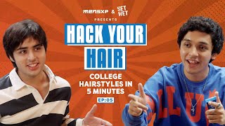 What hairstyle to choose for college  College hairstyles guide for men  Hack Your Hair EP05 [upl. by Caroline778]