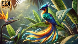 quotBreathtaking 4K Bird of Paradise  Nature’s Masterpiece in Full HDquot [upl. by Ahsilem]