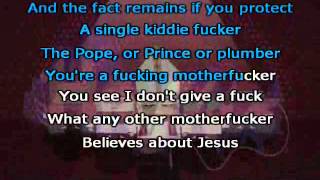 Tim Minchin  The pope song HKaraoke [upl. by Sharai]