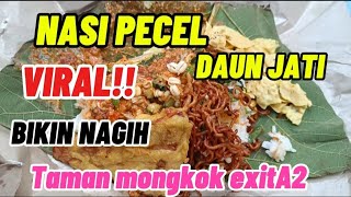 NASI PECEL DAUN JATI VIRAL MONGKOK EXIT A2  VLOG TKW HONGKONG [upl. by Sacha]