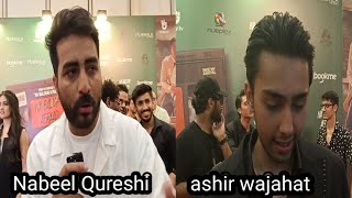 Na Baligh Afraad Movie Premier Interview With Ashir wajahat amp Nabeel Qureshi nabalighafraad [upl. by Airetnahs]