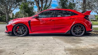 How to install lowering springs in your Honda Civic Type R  RSR lowering Springs [upl. by Oirretna991]