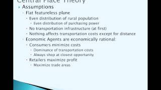 Central Place Theory 1 Early Industrial Urbanization [upl. by Reggie]