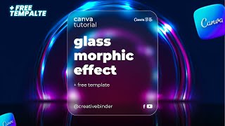 Glass morphism effect in Canva 2024 [upl. by Aeriell]