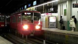 名鉄5300系〔5302F 特急代走〕（金山20100403） [upl. by Annij]