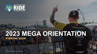 Ride to Conquer Cancer MEGA Orientation [upl. by Yrahk78]