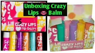 Crazy Lips 👄 Balm Unboxing Meesho Combo Different colours ashrichannel4507 [upl. by Carmine]