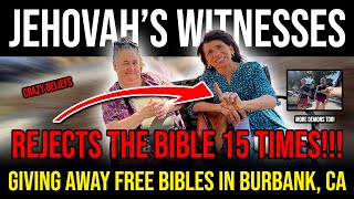 JEHOVAHS WITNESSES REJECT BIBLE 15 TIMES🔥🔥amp Their Satanic Beliefs jehovahwitnesses jesus bible [upl. by Arch471]