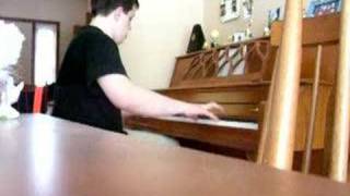 13 Year Old Plays Barrelhouse Boogie Woogie Piano [upl. by Sussi311]