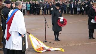 Armistice Day salute at Morpeths County Hall [upl. by Naamann221]