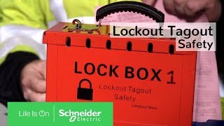 Lockout Tagout Safety LOTO  Schneider Electric [upl. by Shevlo]