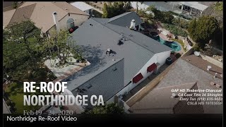 GAF HD Timberline Title 24 Charcoal Cool Shingles Installation Video Northridge CA [upl. by Reseda]