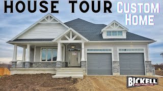 HOUSE TOUR  Recently Completed BickellBuilt Custom Built Bungalow [upl. by Iohk]