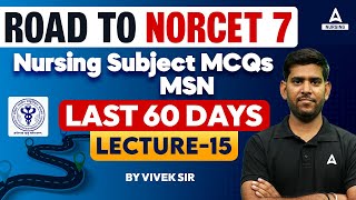 NORCET 2024  ALL NURSING SUBJECT MCQs  MEDICAL SURGICAL NURSING  Lecture 15  By Vivek Sir [upl. by Lose249]