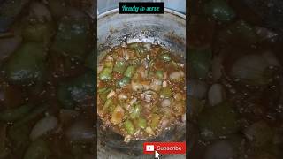 Shimla mirch onion recipe shorts [upl. by Emsmus563]