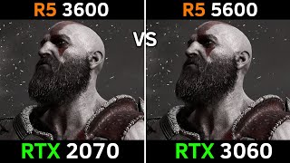 Ryzen 5 3600 RTX 2070 vs Ryzen 5 5600 RTX 3060  1080p [upl. by Westleigh802]