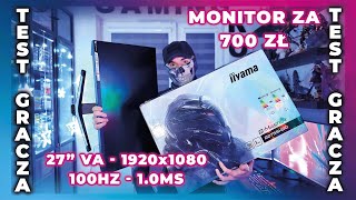 Monitor iiyama G2755HSU 27quot 1920x1080 VA 100Hz 10 ms Tani monitor dla graczy Prezentacja [upl. by Yoj]