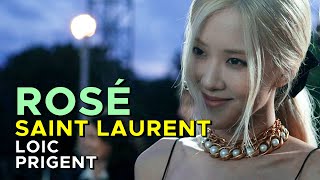 SAINT LAURENT A WATERFALL IN PARIS WITH BLACKPINK ROSÉ 로제  By Loic Prigent [upl. by Clarke981]