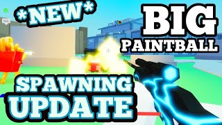 BIG Paintball UPDATE NEW SPAWNING SYSTEM  Shattered GUNS [upl. by Matthei]