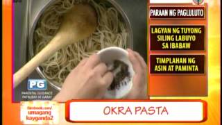 Recipe for Lent Okra Pasta [upl. by Roberson136]