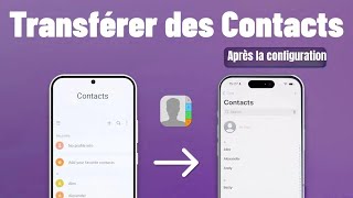 Transférer les Contacts dAndroid vers iPhone 1516 en 2024 Après Configuration [upl. by Jorin]