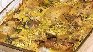 طبق رمضاني غراتان بسباس محشي و بطاطا بنة لا توصفgratin fenouille [upl. by Elleiram205]