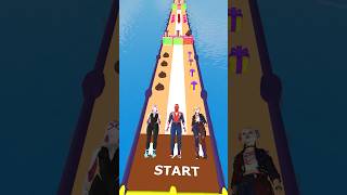 NEW Romantic PUNCH Run Challenge  Spider Man and Harley Quinn vs Gwen Stacy spidey spiderhero [upl. by Norina]