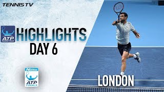 Highlights Dimitrov Maintains Devastating Form At The O2 Nitto ATP Finals 2017 Round Robin [upl. by Aisemaj712]