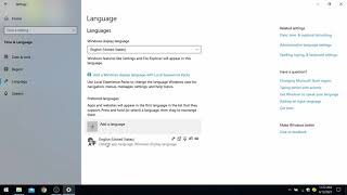 Changer la langue d’ entrée par défaut dans Windows 10 [upl. by Eihs]