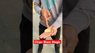 Rubber Band Chips Blast Magic Trick magic shorts [upl. by Erv425]