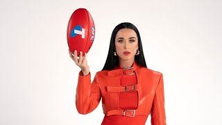 Katy Perry rehearses for afl grand final ￼ [upl. by Sitnalta]