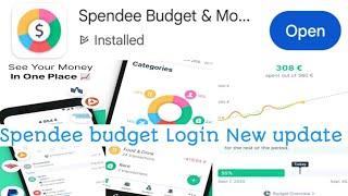 How to login spendee budget app how to use spendee budget app download [upl. by Aesoh]