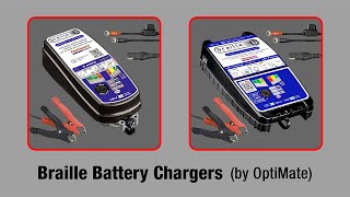 How to Use Braille Battery Chargers by OptiMate [upl. by Jenifer]