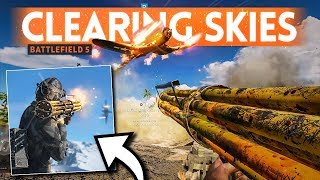 DESTROYING PILOTS With The FLIEGERFAUST Before DICE Nerfs It 💥 Battlefield 5 Pacific Gameplay [upl. by Rolyt]