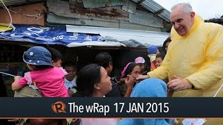 Pope in Leyte typhoon Amang selfie with Francis  The wRap [upl. by Petersen]