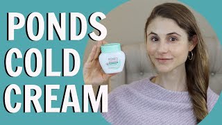 PONDS COLD CREAM FRAGRANCE FREE MAKEUP REMOVER REVIEW DR DRAY [upl. by Bibby879]