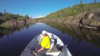 TOURING A SCENIC PART OF LAKE ATHABASCA [upl. by Amoritta]