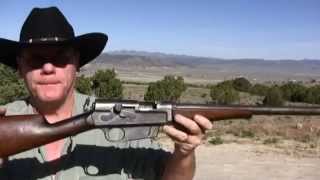 Shooting The Remington Self Loading Model 8 Rifle 35 Remington [upl. by Nirhtak]