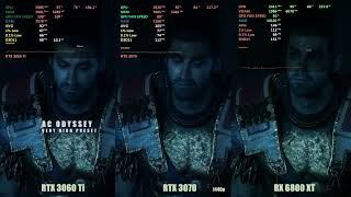 RTX 3060ti vs 3070 vs 6800xt 1440p gaming [upl. by Mignon]