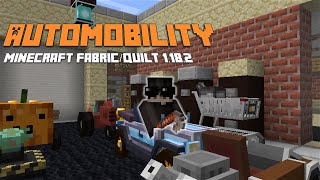 Customizable Automobiles Automobility  Minecraft FabricQuilt 1182  Mod Showcase [upl. by Gilliette]