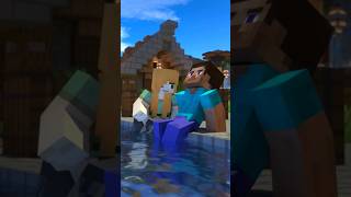 minecraft Alex and Steve animation minecraftshorts viral shortfeed [upl. by Adim]