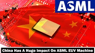 ASML only sold 3 lithography machines in a quarter but the Chinese market has a huge impact on it [upl. by Hasen]