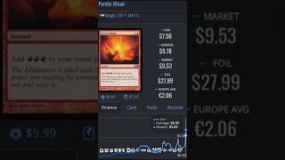 MTG HOT 🔥 CARDS TO WATCH Pyretic Ritual  M11 [upl. by Yelsha]